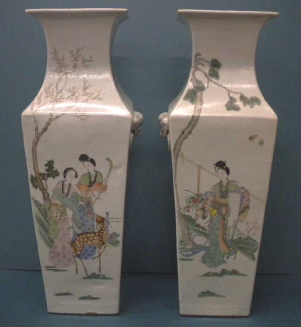Pr Chinese Famille Verte Vases (1 of 8)