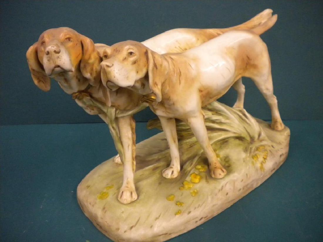 Sculptures Porcelain Pointer Dogs (1 of 6)