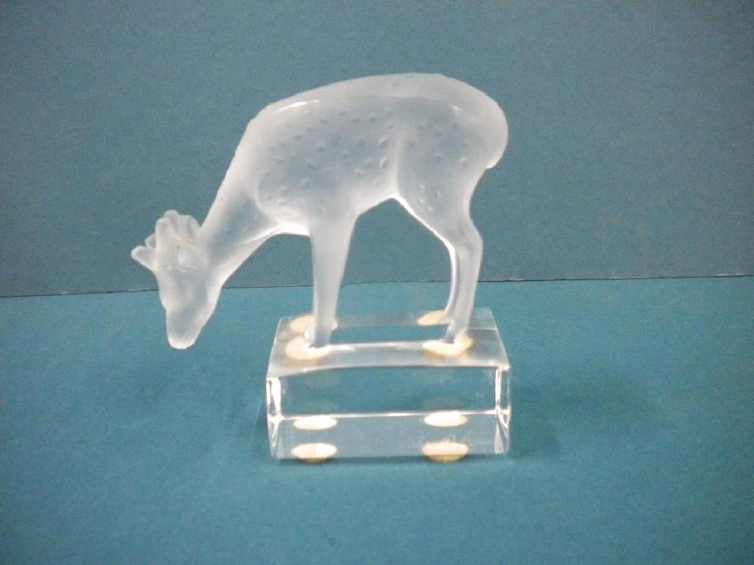 Lalique Deer Paperweight (1 of 6)