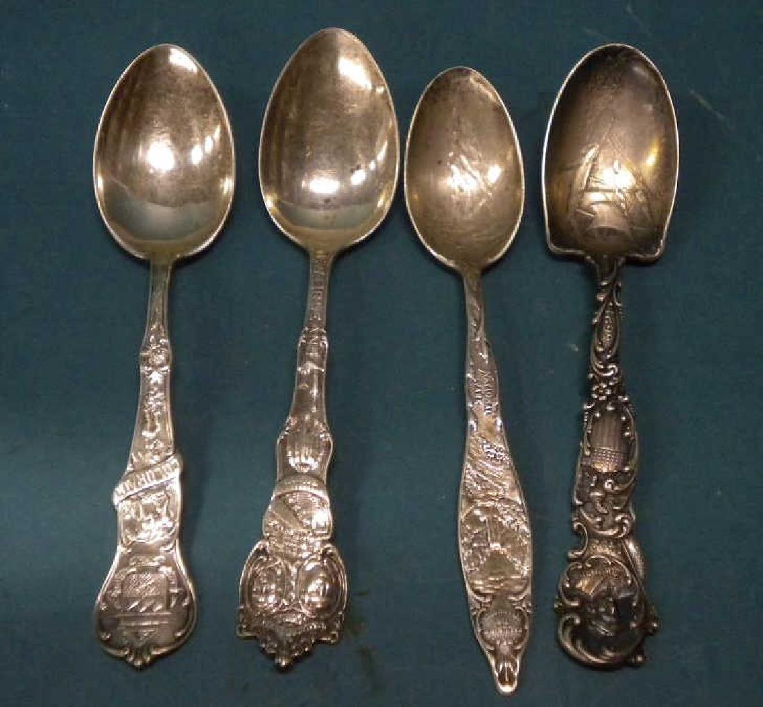 4 Sterling Souvenir Spoons (1 of 6)