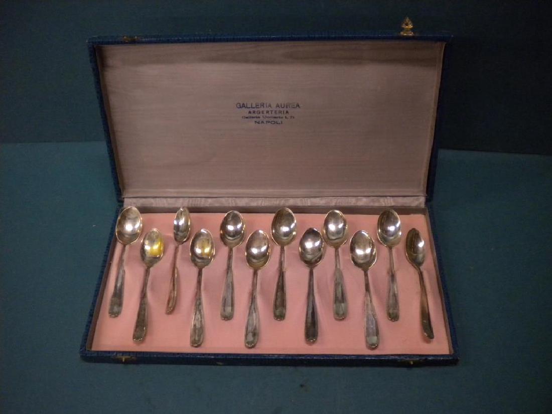 12 Continental 800 Silver Teaspoons (1 of 6)