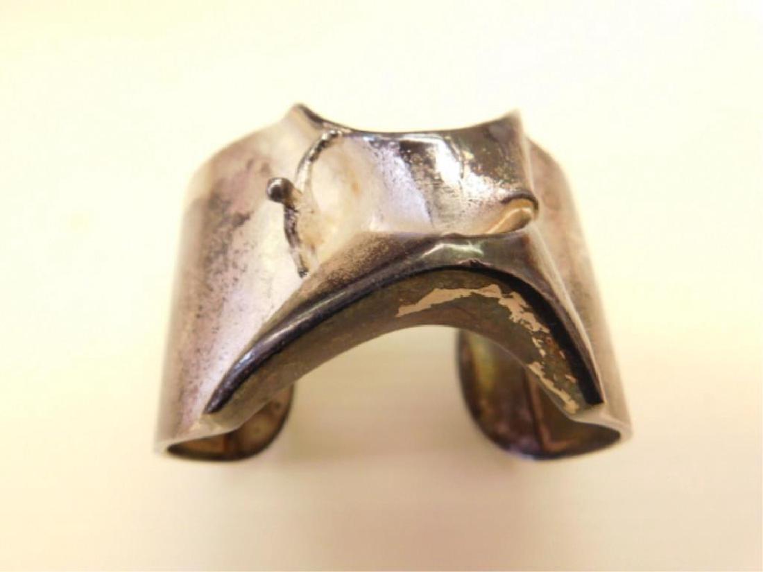 Bjorn Weckstrom 925 Silver Cuff Bracelet (1 of 4)