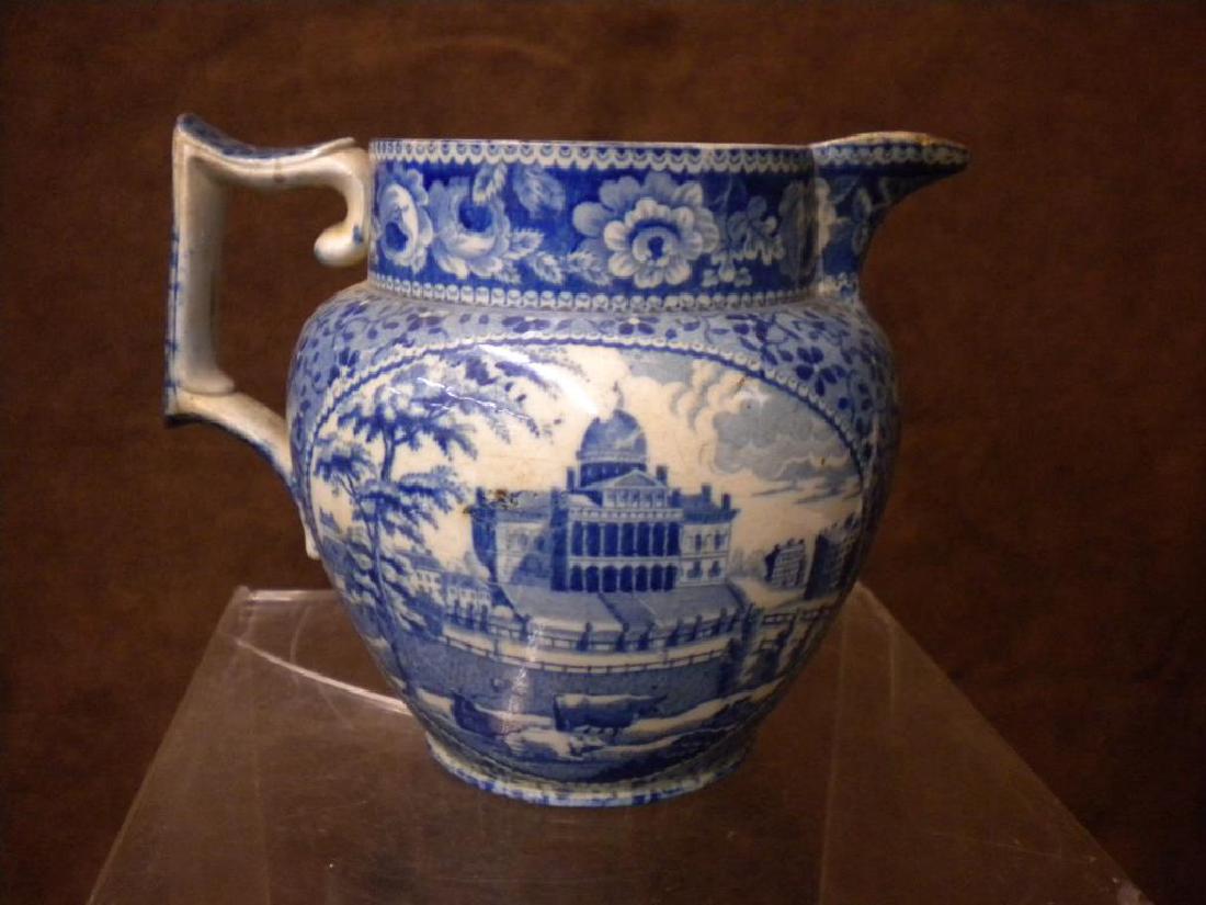 Historical Blue Transfer Ware Pitcher (1 of 7)