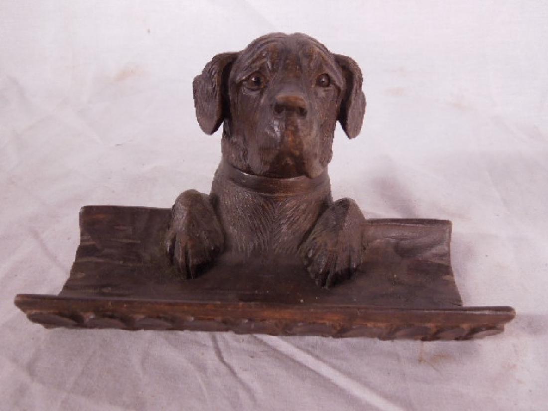 Black Forest Dog Form Inkwell (1 of 6)