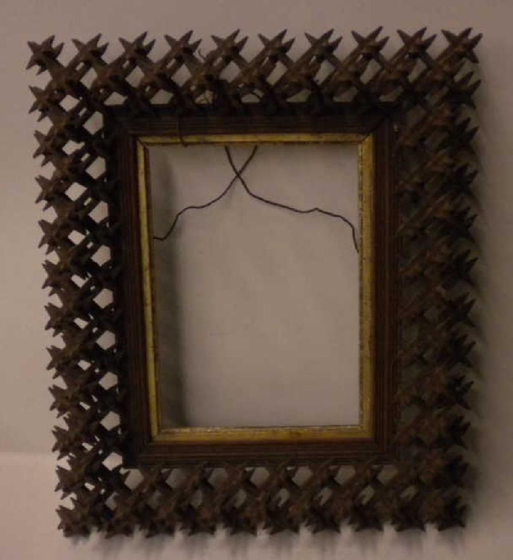 19th C Crown of Thorns Picture Frame (1 of 4)