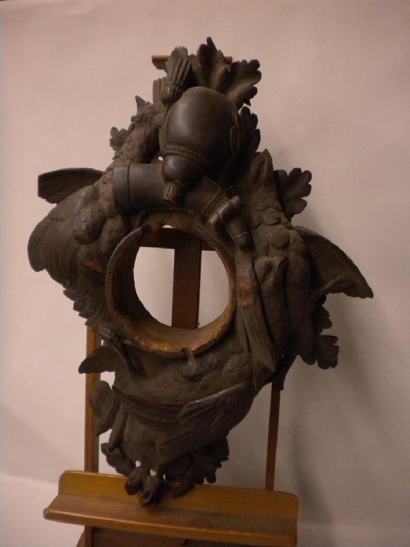 Black Forest Game Carved Clock Case (1 of 7)