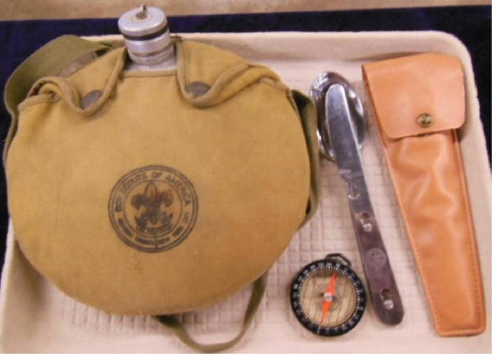 Vintage Boy Scout Canteen & Other