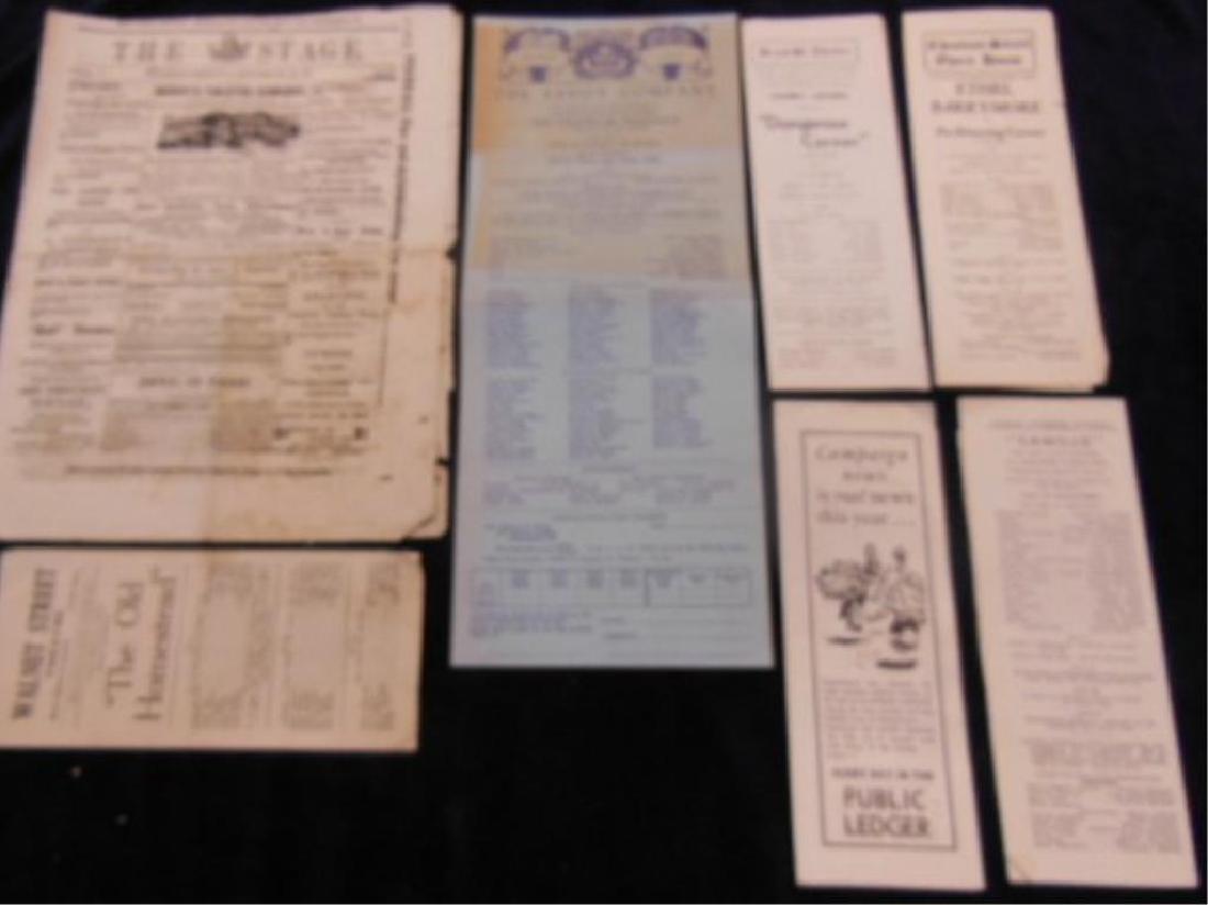 Lot Vintage Theatre Handbills (1 of 6)