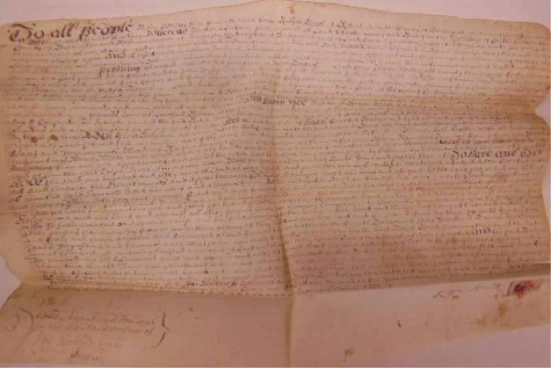 Bucks County PA Parchment Deed