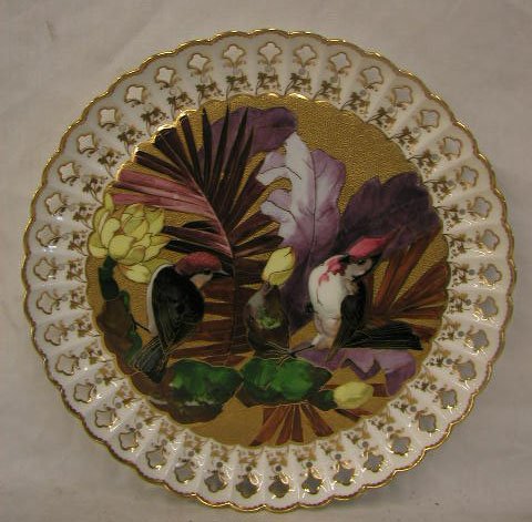 19th C. Brownfield's English Porcelain Plate
