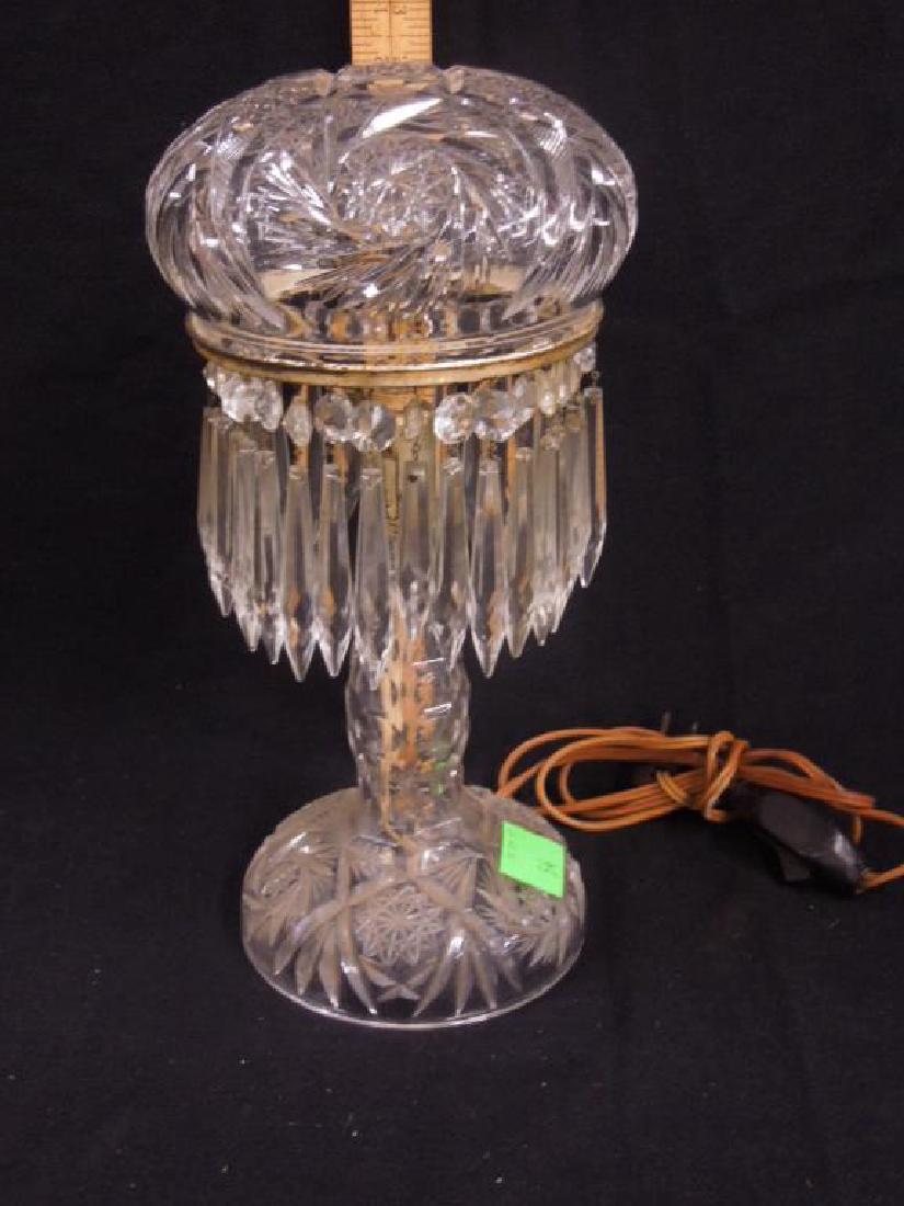 American Cut Glass Table Lamp (1 of 5)