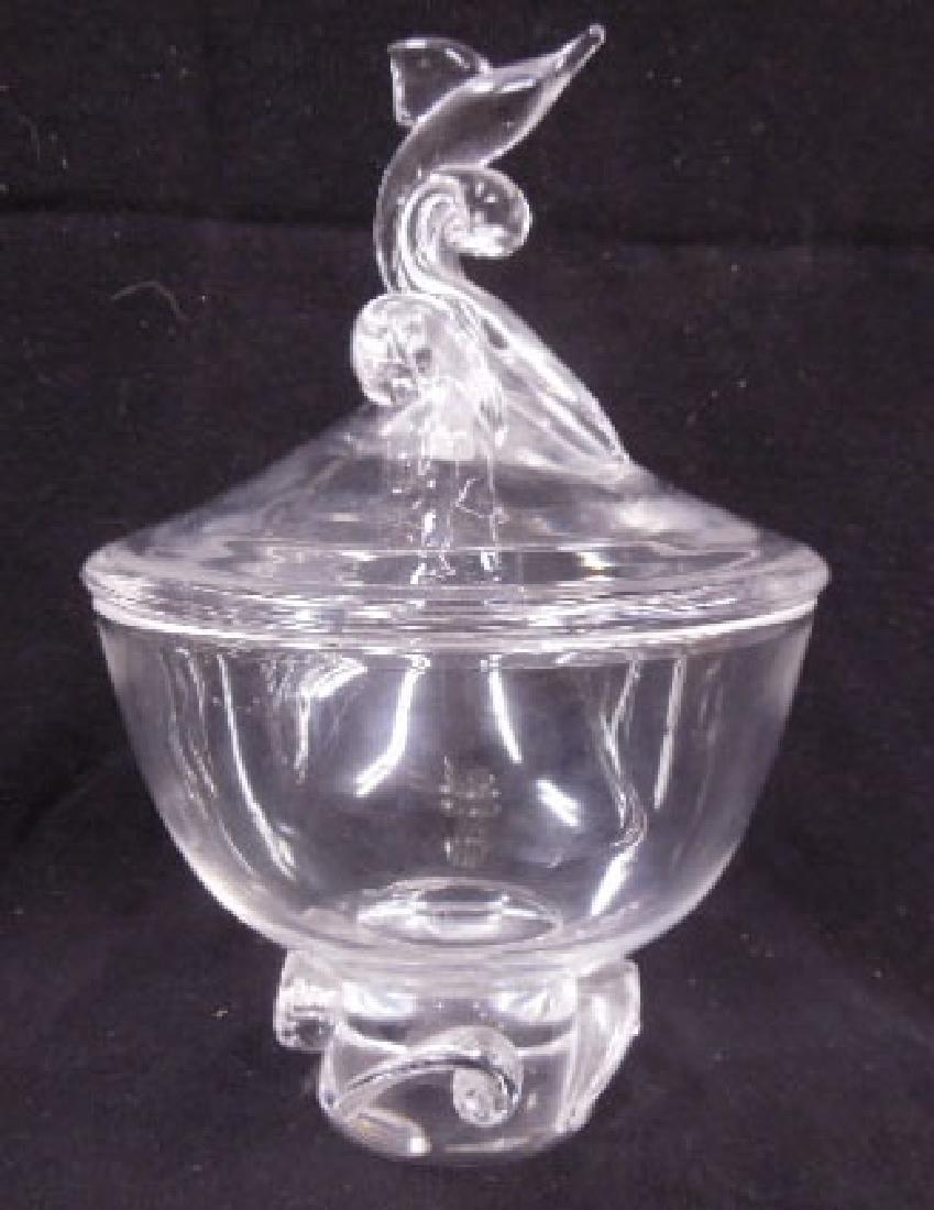 Steuben Crystal Glass Sea Centerpiece (1 of 6)