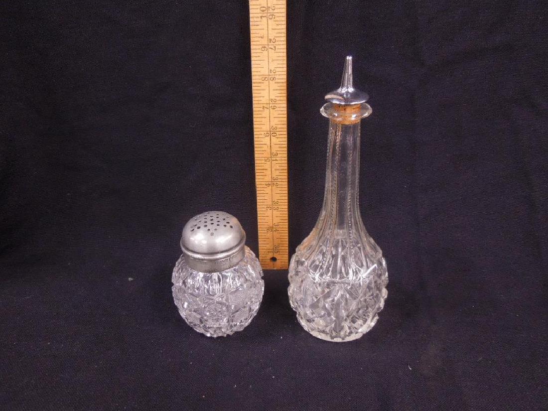 American Cut Glass Muffineer & Bitters Bottle (1 of 6)