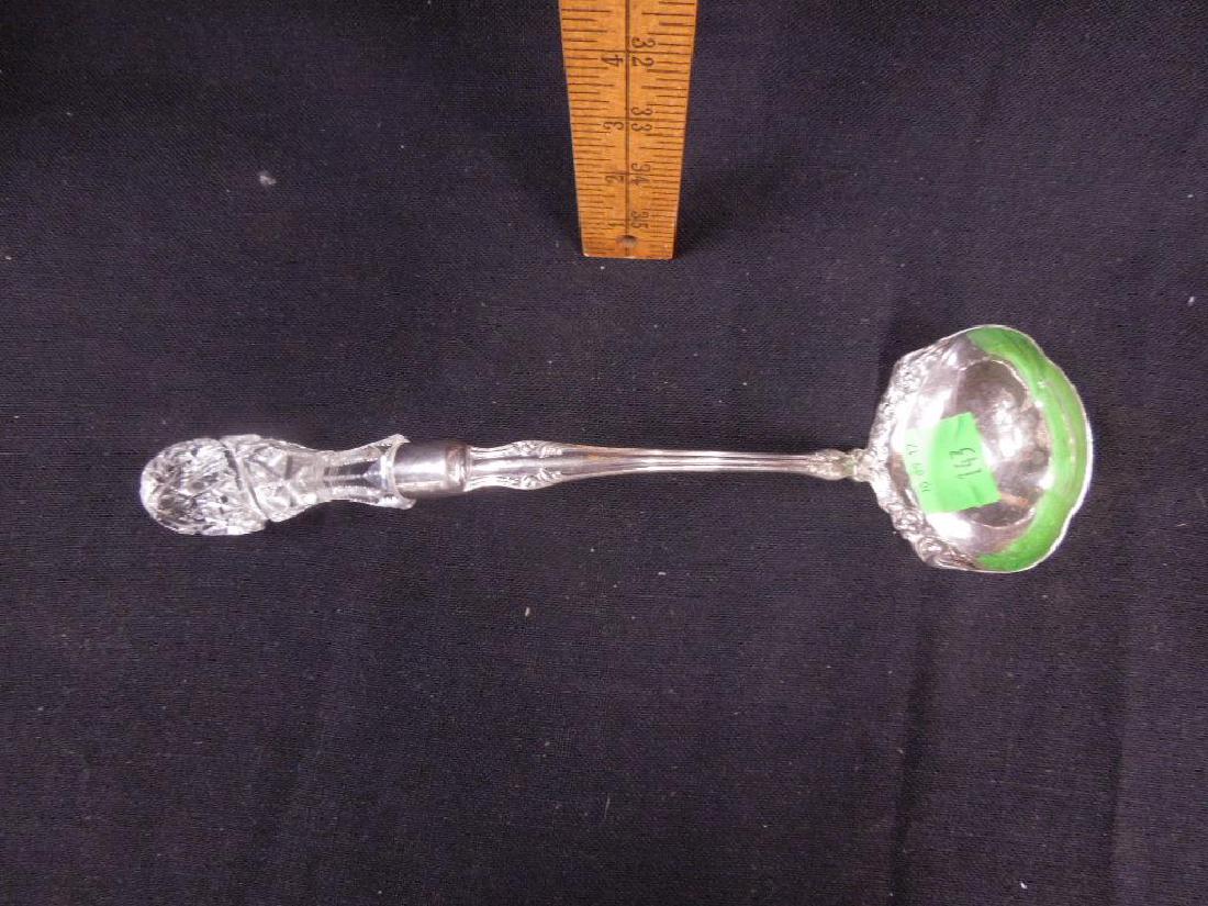 American Cut Glass & Silverplate Ladle (1 of 6)