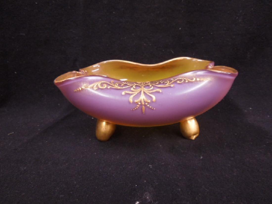 Moser Style Cased Glass Bowl (1 of 9)