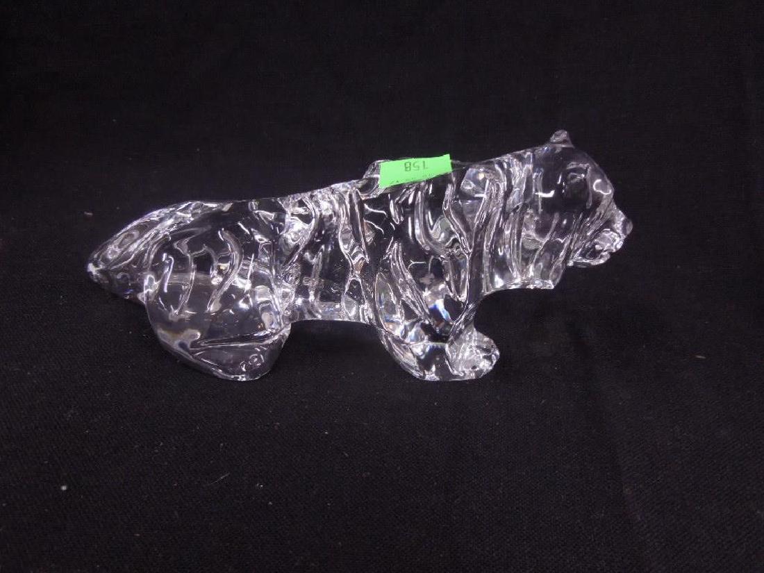 Baccarat Crystal Glass Tiger (1 of 4)