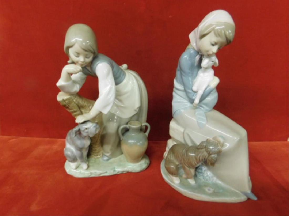 2 Lladro Porcelain Children Figures (1 of 2)