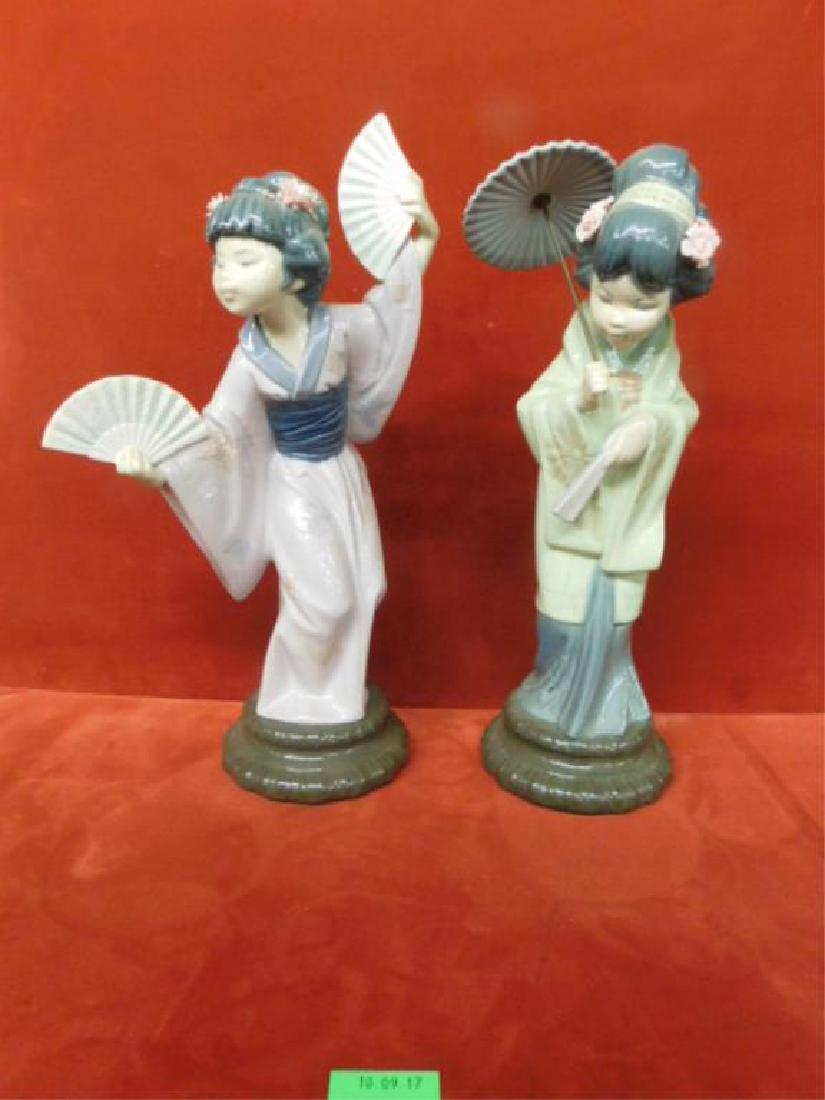 2 Lladro Porcelain Asian Figures (1 of 3)