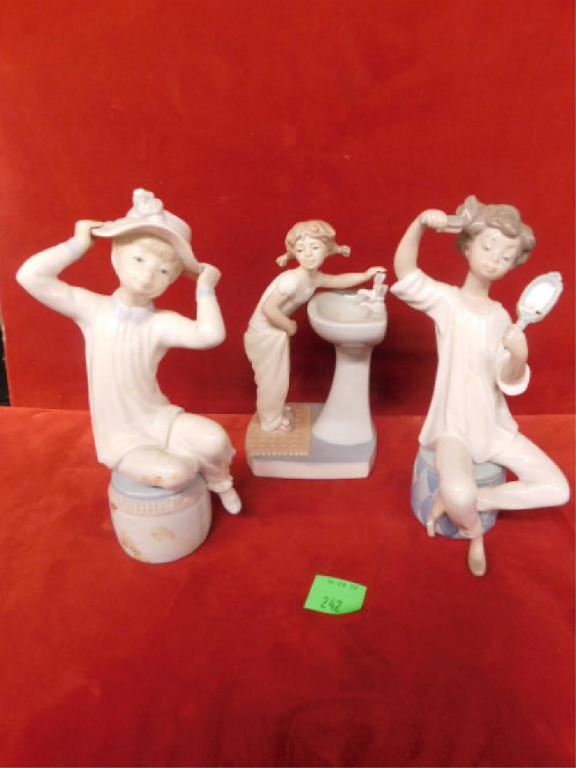 3 Lladro Porcelain Children Figures (1 of 1)