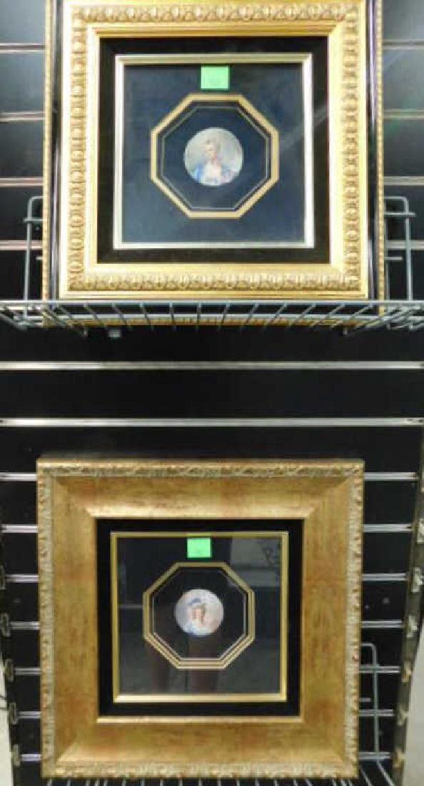 19th C Miniature Portrait Paintings (1 of 3)