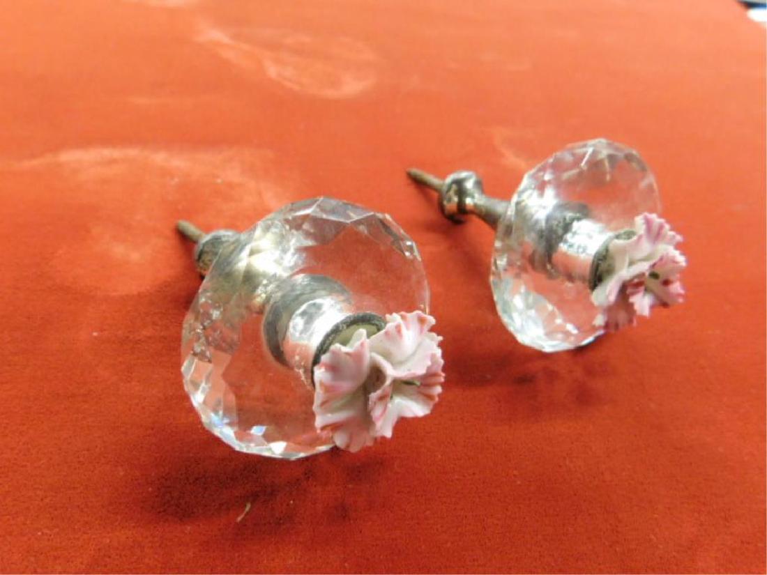 Vintage Faceted Glass Curtain Tie Backs (1 of 2)