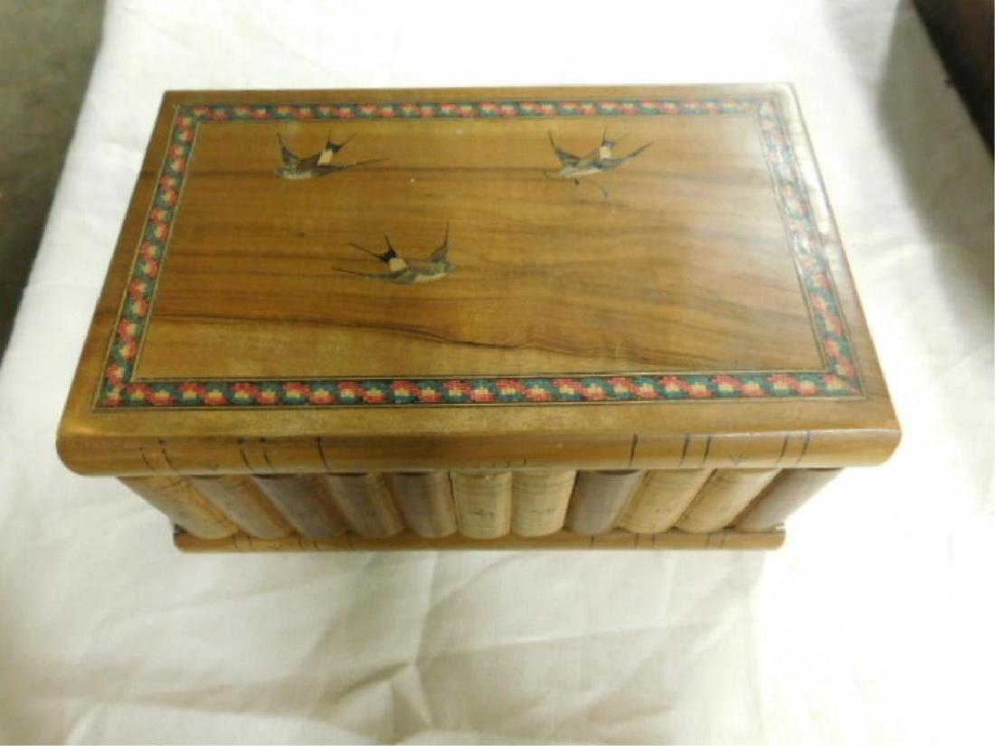 Italian Olive Wood Jewelry Box (1 of 4)