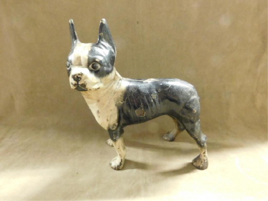 Cast Iron Boston Terrier Doorstop (1 of 2)