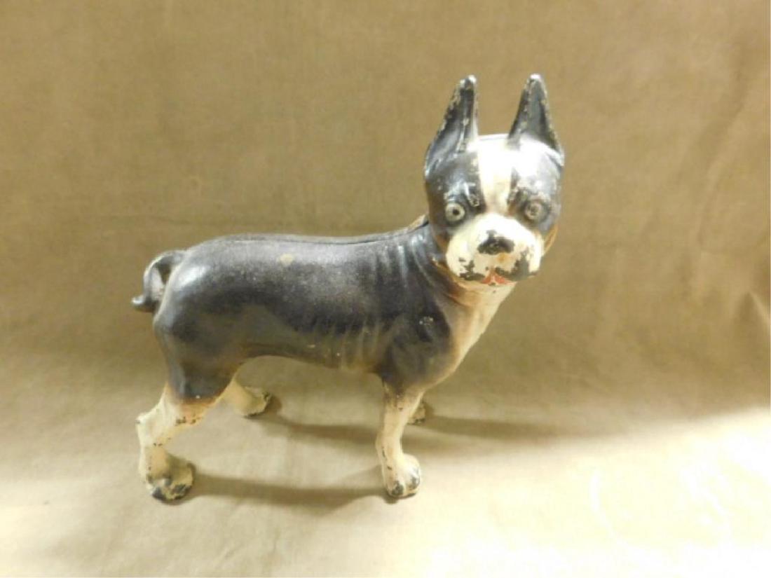 Cast Iron Boston Terrier Doorstop (1 of 2)
