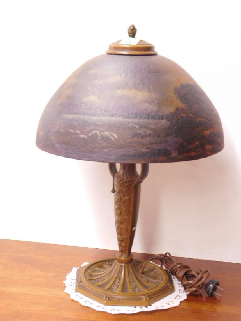 Reverse Painted Shade Table Lamp (1 of 5)