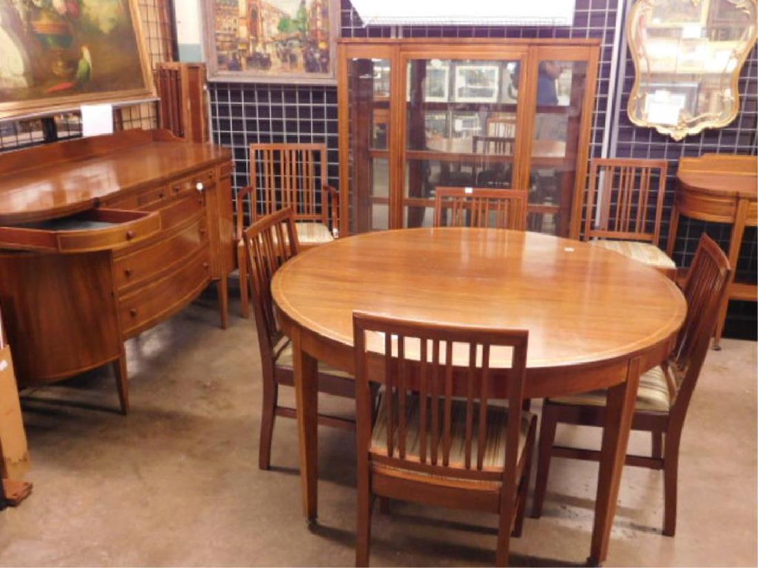 Hepplewhite Style 10 Pc Dining Room Set (1 of 6)