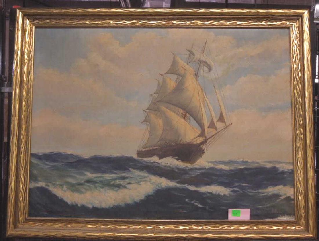 H.H. Howe, o/c, Clipper Ship (1 of 4)