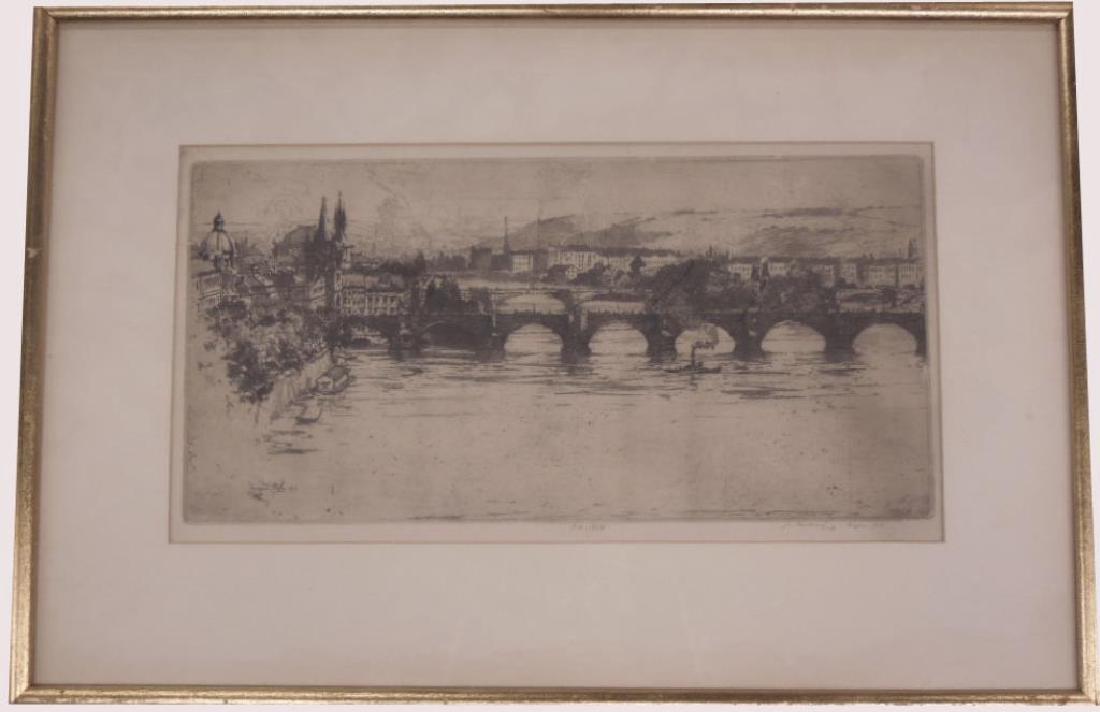 Jan Vondrous Signed Etching (1 of 9)