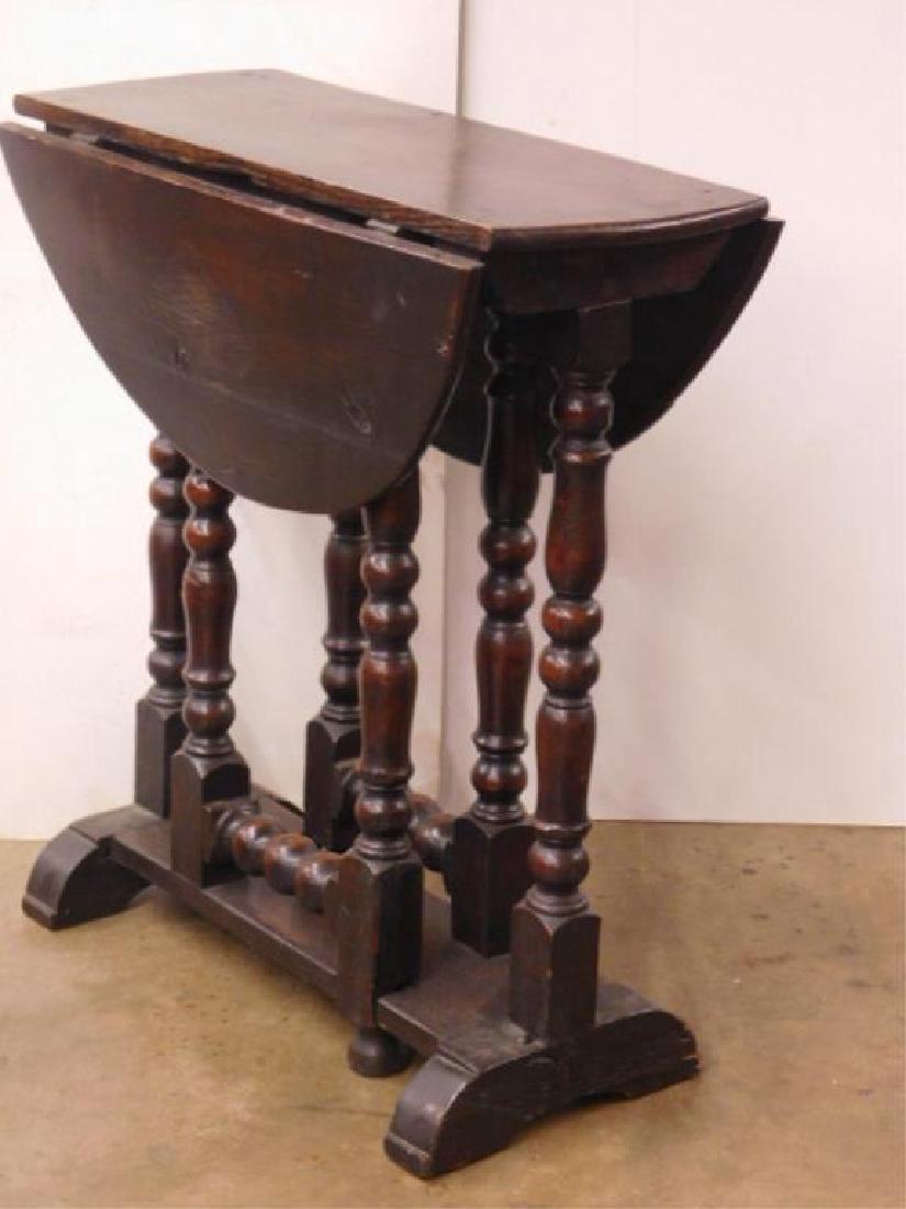 Tudor Style Gate Leg Table (1 of 6)