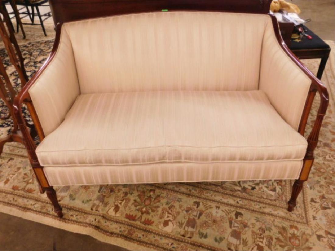 Sheraton Style Love Seat (1 of 4)