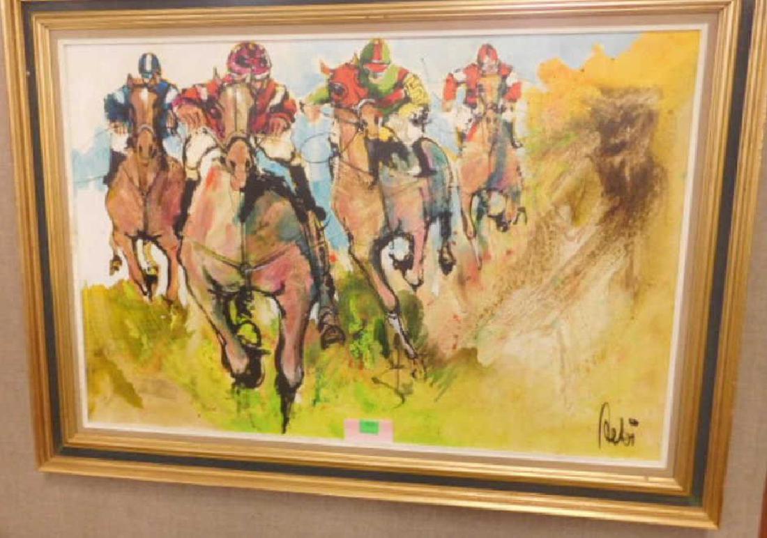 Robi Signed Oil on Canvas (1 of 2)