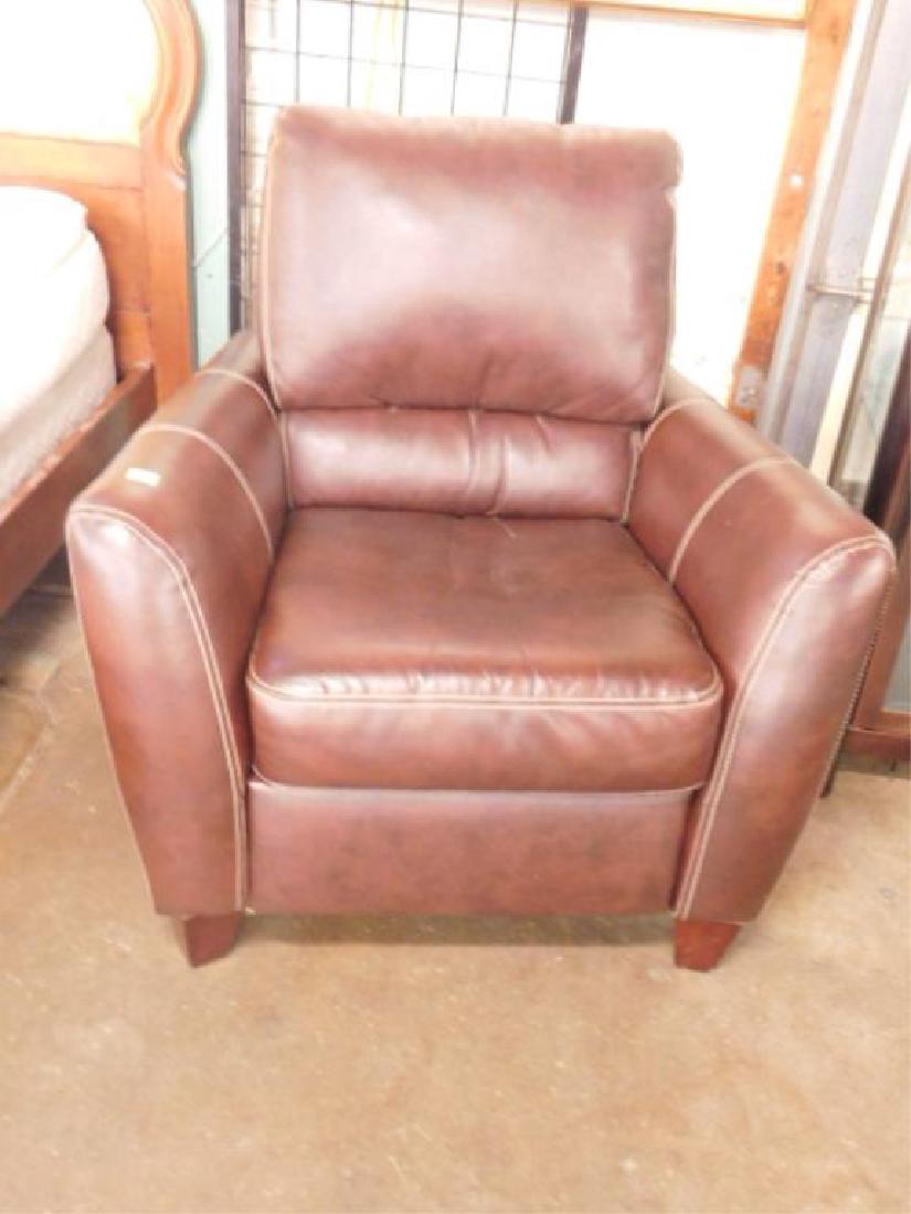 Contemporary Leather Recliner (1 of 2)