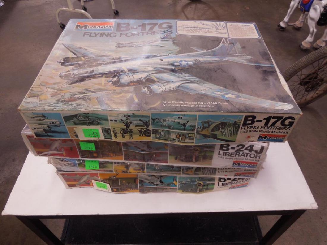 4 Monogramed Military Plane Models (1 of 5)