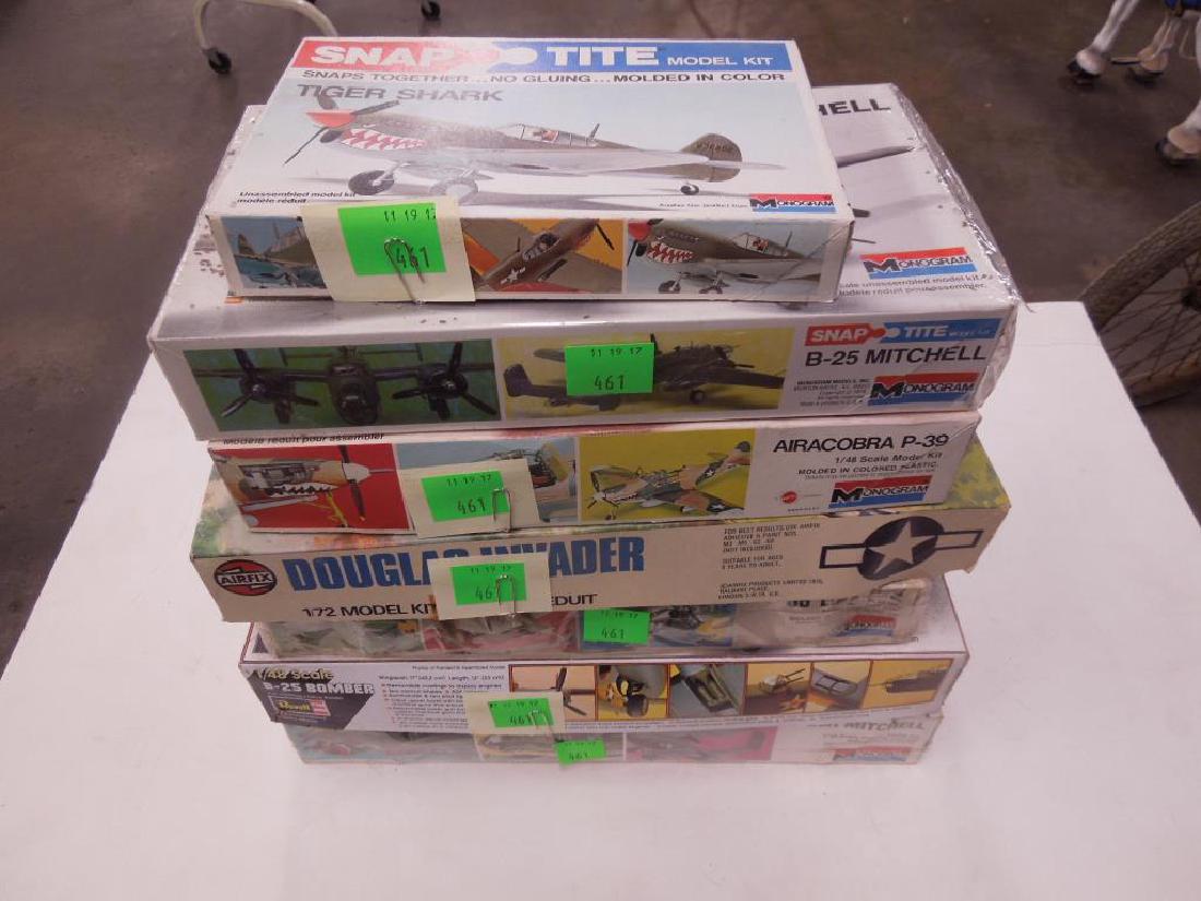 7 Assorted Military Plane Models (1 of 8)