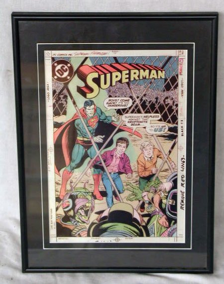 Superman Comic Book Illustration Art - 2
