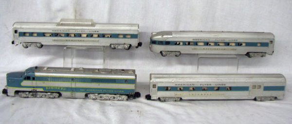1188 american flyer silver comet train set american flyer 2501