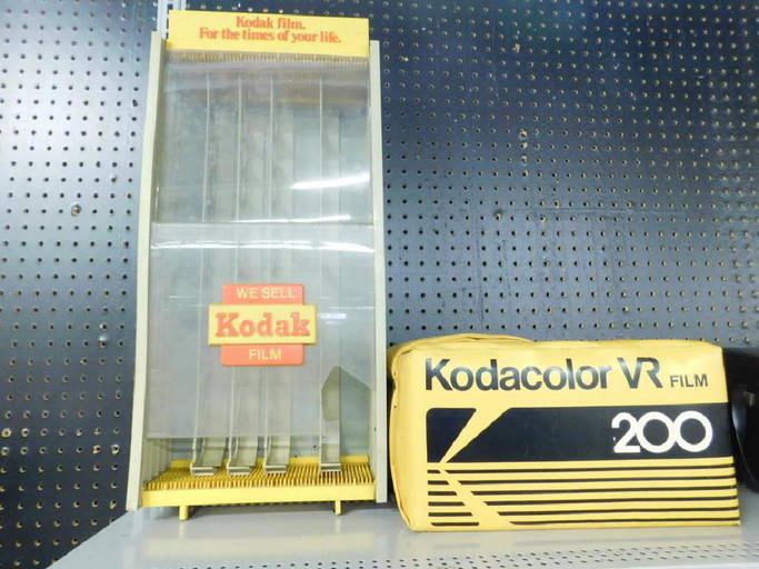 Vintage Kodak Film Dispenser & Case