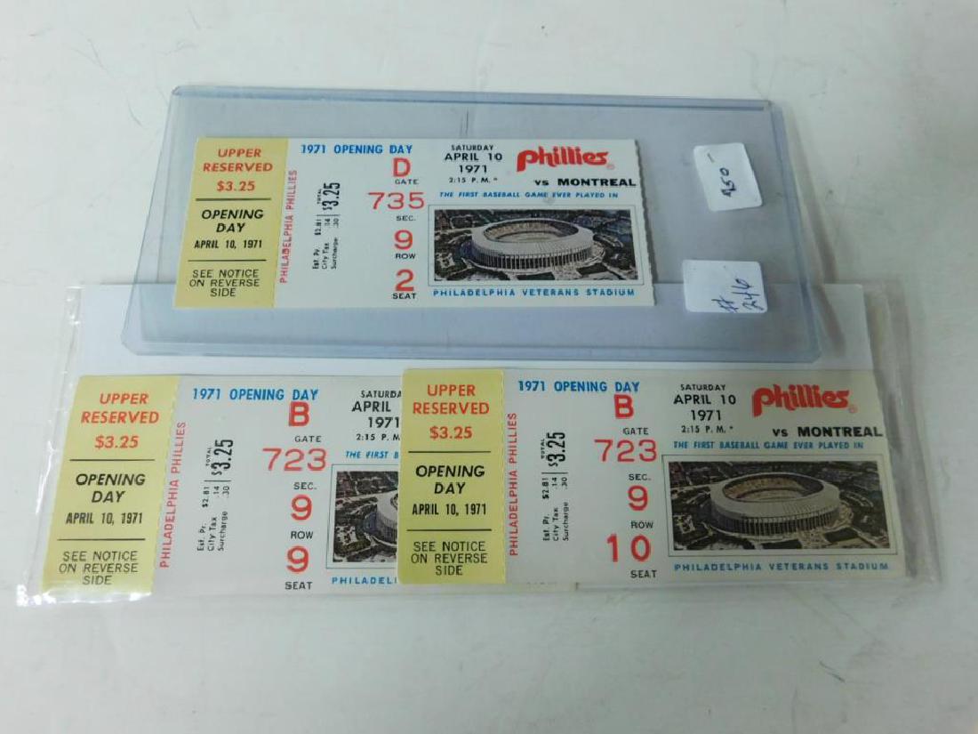 3-1971 Phillies Opening Day at Vet Tickets (1 of 1)