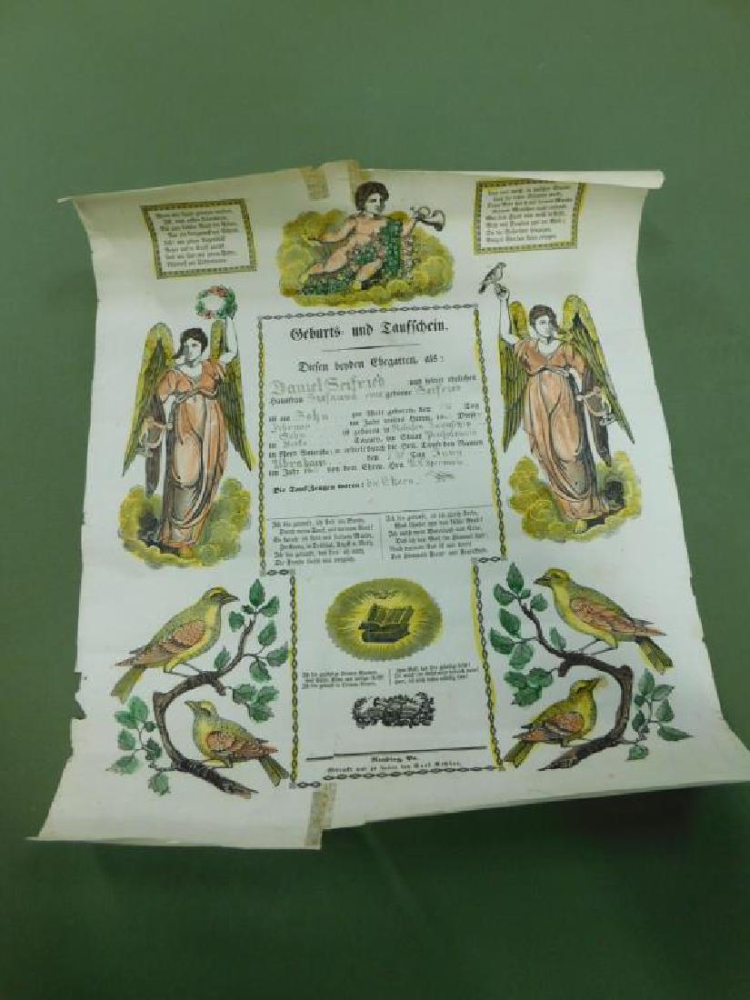 1882 Berks County Birth Certificate (1 of 4)