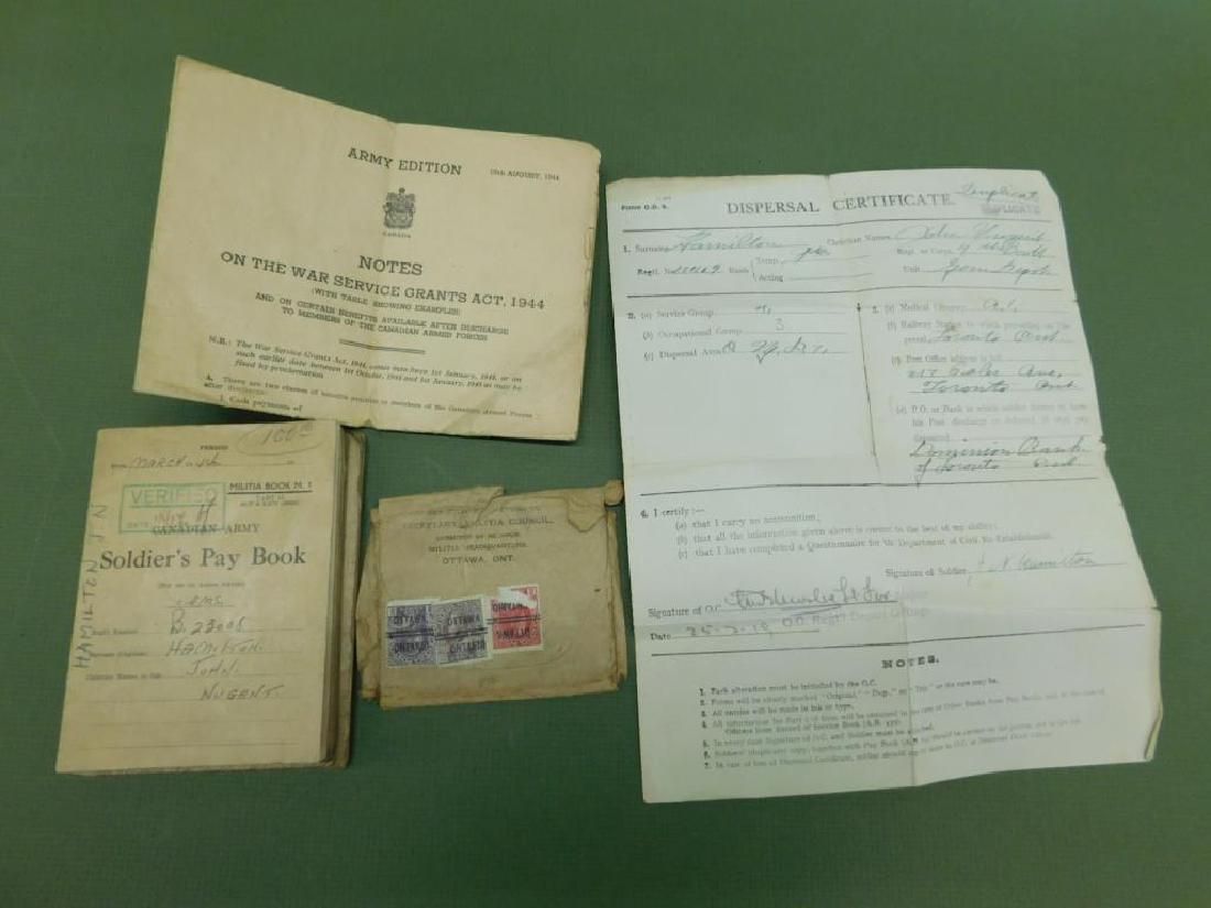 Canadian WW II Military Documents (1 of 4)