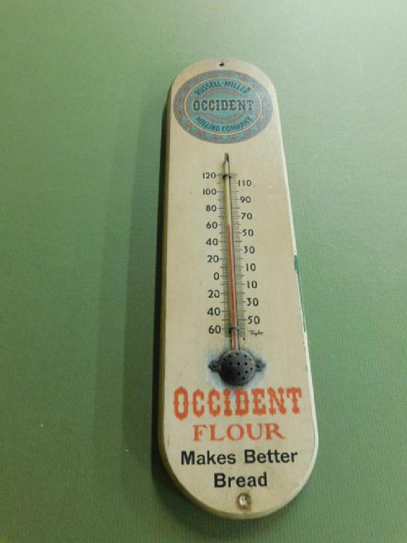 Occident Flour Advertising Thermometer (1 of 3)