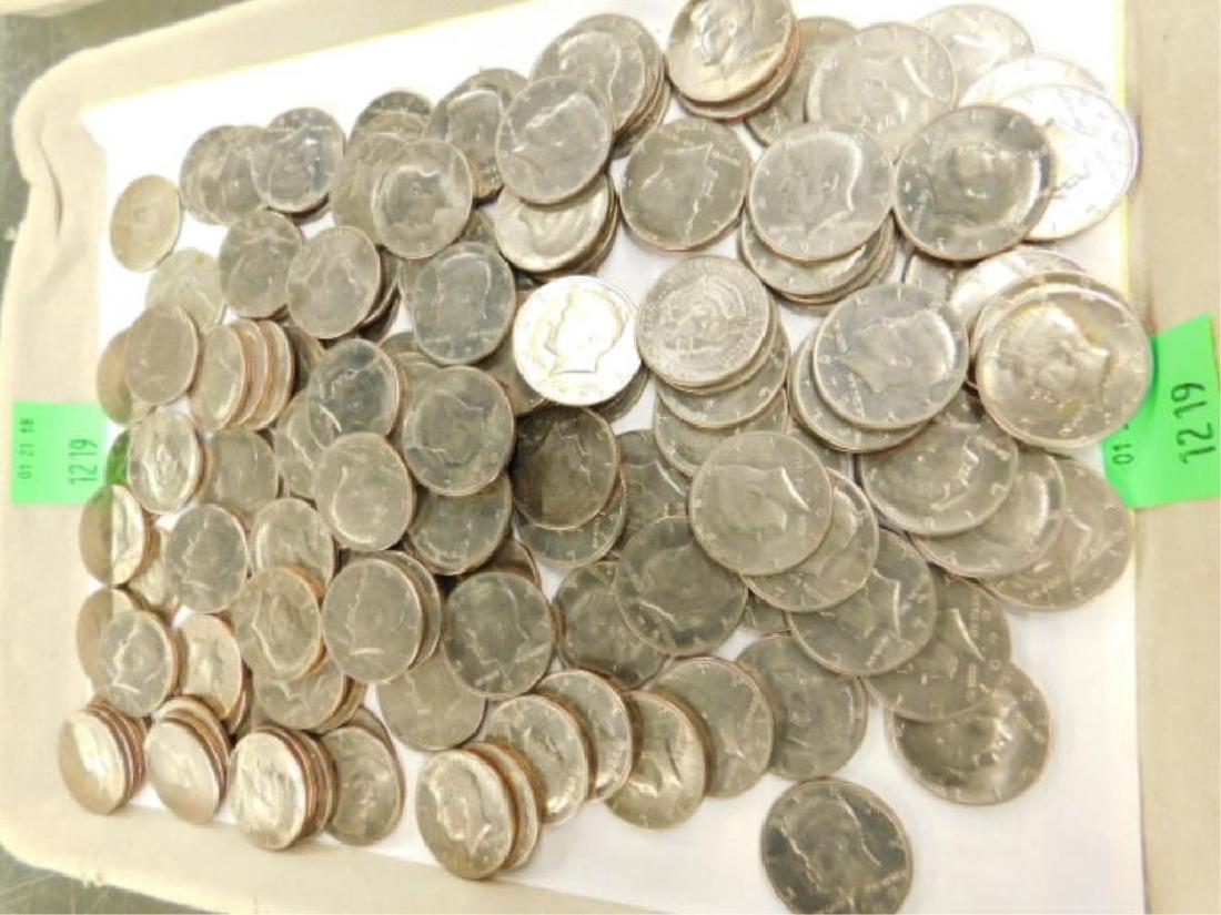 147 Kennedy Half Dollars, 2 Silver Clad (1 of 1)
