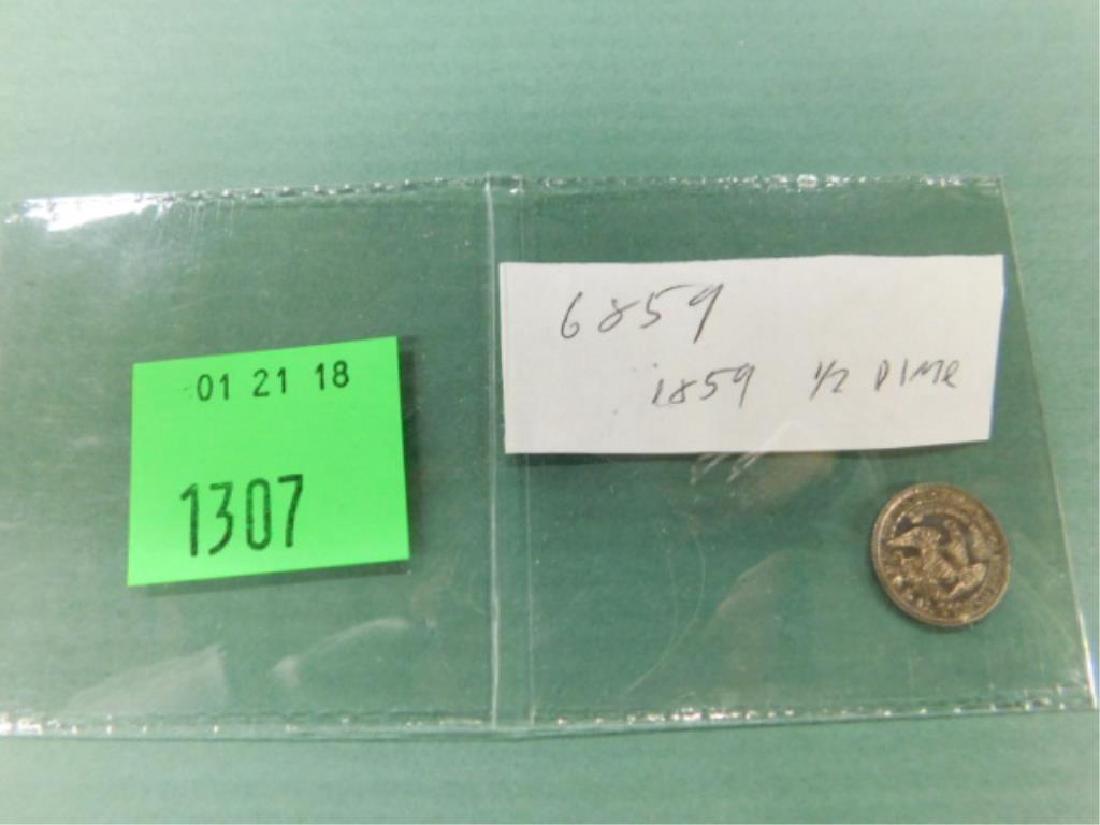 1859 Capped Bust half dime (1 of 3)