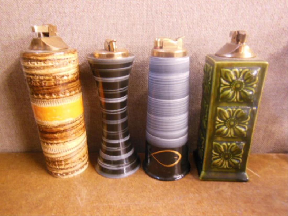 4 Vintage Porcelain and Other Table Lighters (1 of 5)