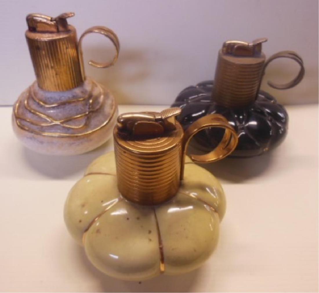 3 Vintage Evans Table Lighters (1 of 4)