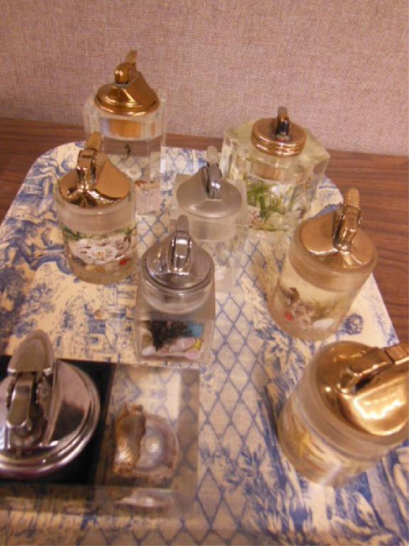 7 Vintage Lucite Table Lighters (1 of 6)